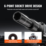 VEVOR Impact Strip Set 59 pcs 6-point 9,5 mm and 12,7 mm drive