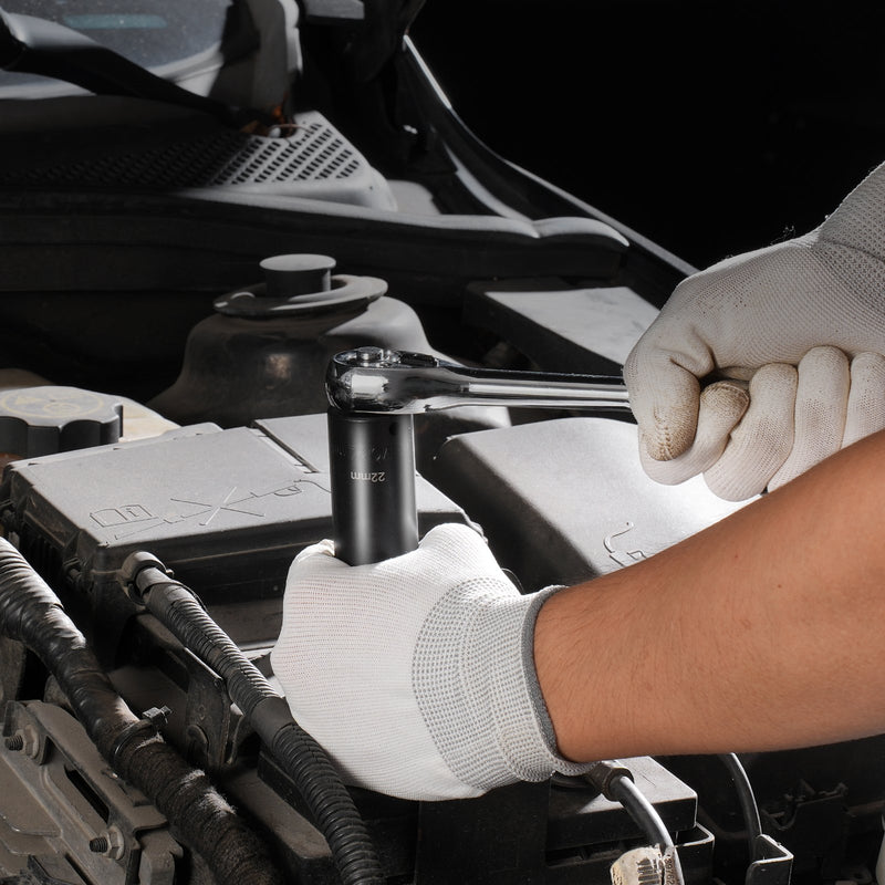 Набор ударных гайковертов VEVOR 18 шт., 6 шт., 9,53 мм, с битами, трещоткой и коробкой