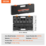 VEVOR löögiribade komplekt 29 tk 6-punktiline 9,5 mm ajamiga