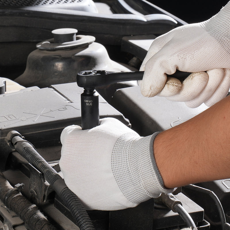 Набор гайковертов и торцевых головок VEVOR 55 шт., 6 шт., 6,35 мм, с ручным ключом и коробкой