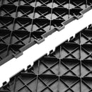 VEVOR savienojamās garāžas flīzes, 30 × 30 × 1,35 cm, 25 gab., neslīdošs divpusējs pārklājums garāžām, pagrabiem un darbnīcām, melnas