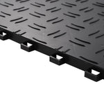 Гаражная плитка VEVOR, 30 × 30 × 1,35 см, 25 штук, нескользящее двустороннее покрытие для гаражей, подвалов и мастерских, черная