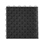Гаражная плитка VEVOR, 30 × 30 × 1,35 см, 25 штук, нескользящее двустороннее покрытие для гаражей, подвалов и мастерских, черная