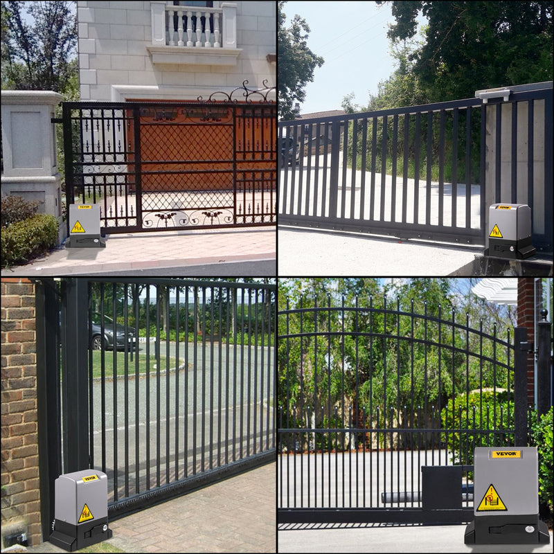 VEVOR automatic sliding gate opening system - up to 1800 kg, with 4 remote controls and app control