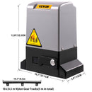 VEVOR automatic sliding gate opening system - up to 1800 kg, with 4 remote controls and app control