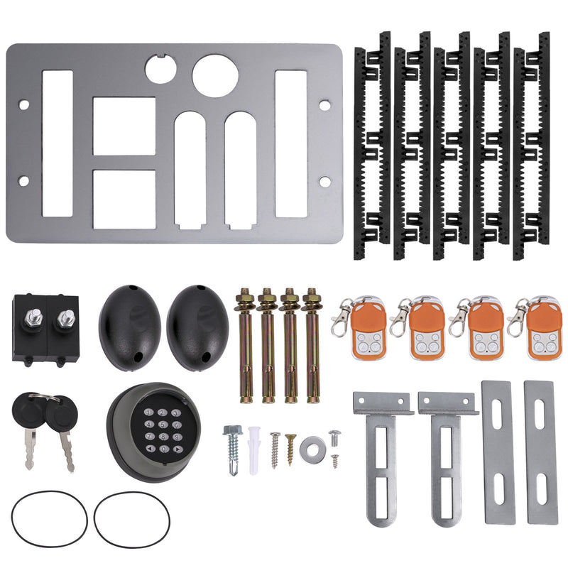 VEVOR automatic sliding gate opening system - up to 1800 kg, with 4 remote controls and app control