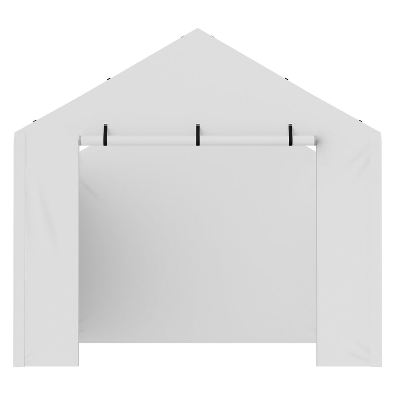 VEVOR canopy side cover, 6000 × 3000 mm, water- and UV-resistant, white, without top and frame