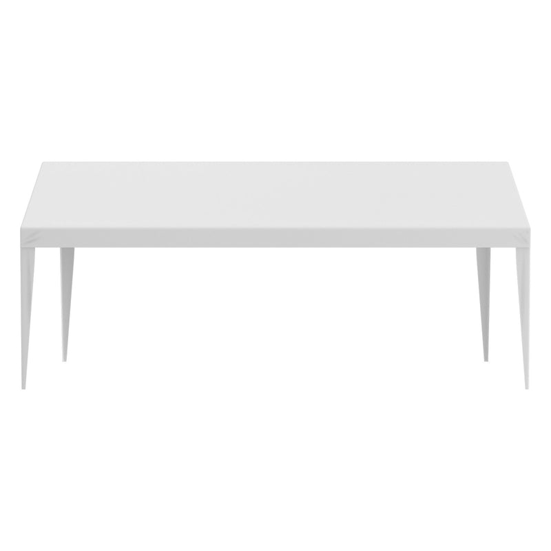 Навес VEVOR 6,10 × 3,04 м, водонепроницаемый, с защитой от УФ-излучения, с эластичными резиновыми зажимами, белый - только навес (без каркаса)