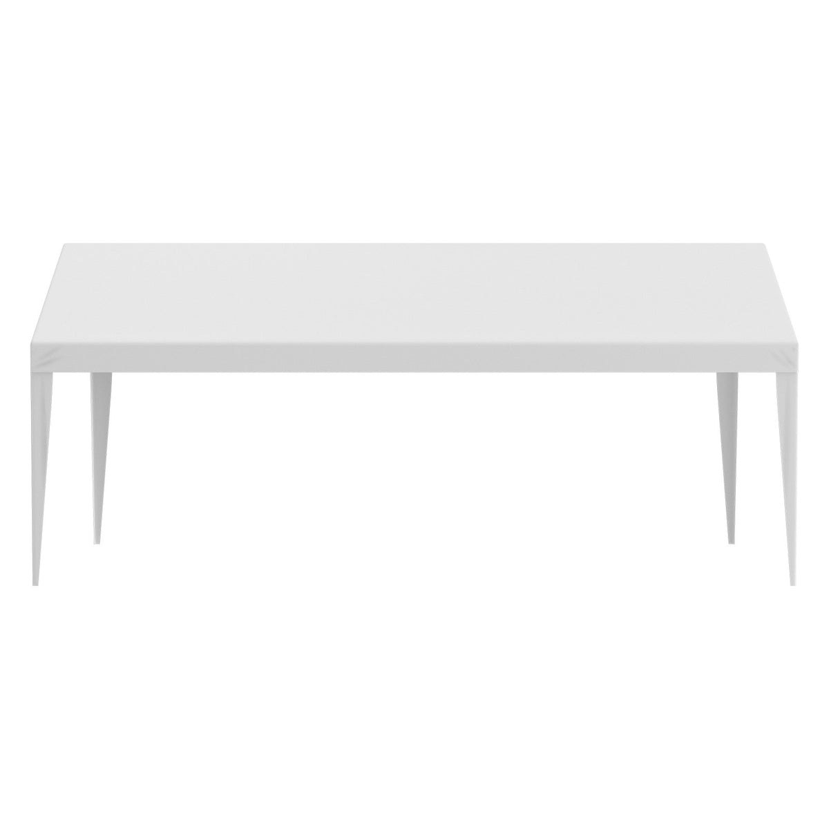 VEVOR canopy roof cover 6,10 × 3,04 m, waterproof, UV-protected, with elastic rubber clips, white - cover only (without frame)