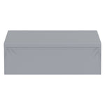 VEVOR Carport Replacement Cover Roof + Side Walls 6000 x 3000 mm, garage tents, waterproof and UV protected, easy to install with ball rubbers, white (frame not included)