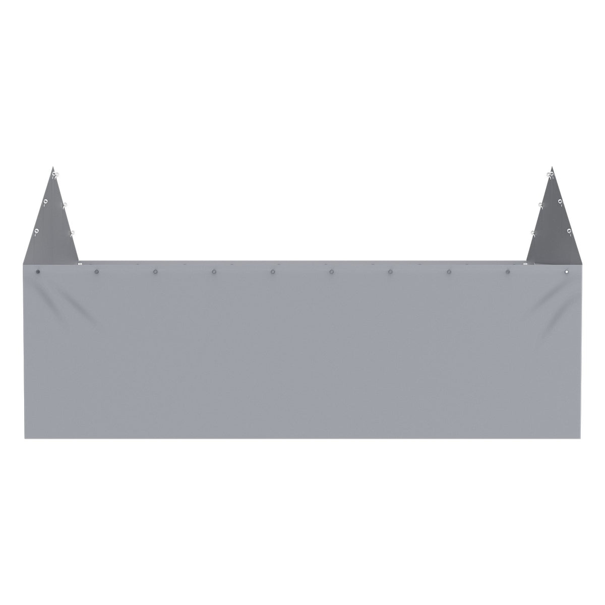 VEVOR awning side wall 3.96 × 6.10 m, grey, waterproof, UV protection, easy installation - without roof and frame