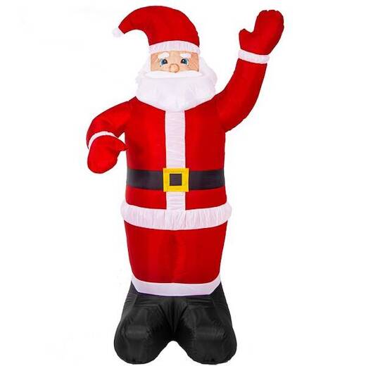 180 cm Inflatable Santa Claus IP44 outdoor, self-inflating, with LED lighting