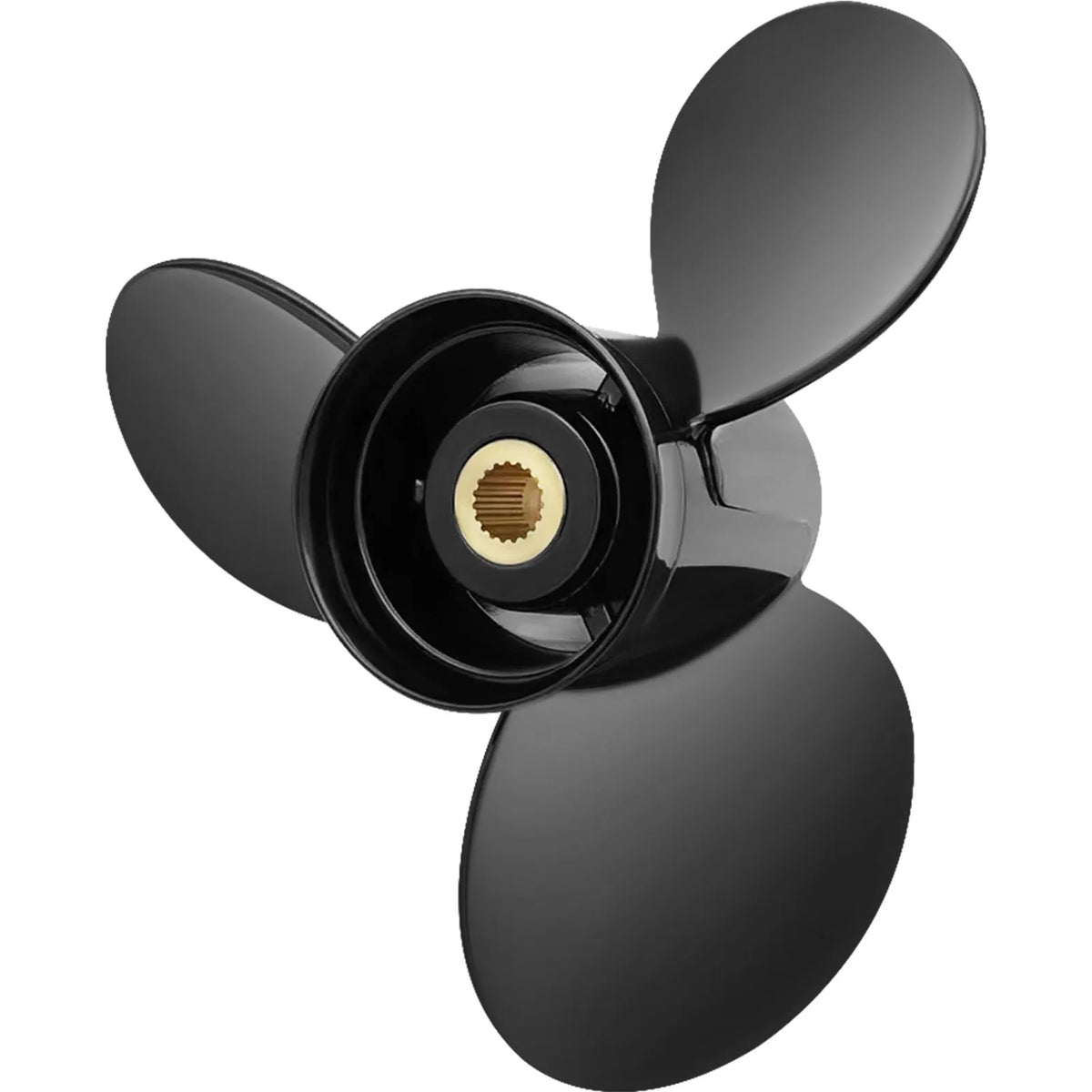 Piekarināmais propellers, OEM 3817469 aizvietotājs, 3 lāpstiņas, 36,2 x 53,3 cm, alumīnija, savietojams ar Volvo Penta SX piedziņu, 19 zobi, labās puses rotācija