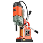 VEVOR magnētiskā urbjmašīna, 1350 W, 50 mm urbuma diametrs, 12 500 N jaudīga pārnēsājama magnētiskā urbjmašīna, 0–800 apgr./min regulējams ātrums, ar Weldon kātu, metāla virsmām, rūpniecībai un mājas darbiem