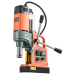 VEVOR magnētiskā urbjmašīna, 1450 W, urbšanas diametrs līdz 50 mm, magnētiskais spēks 13 000 N, regulējams ātrums, 6 kroņurbji, metāla virsmām