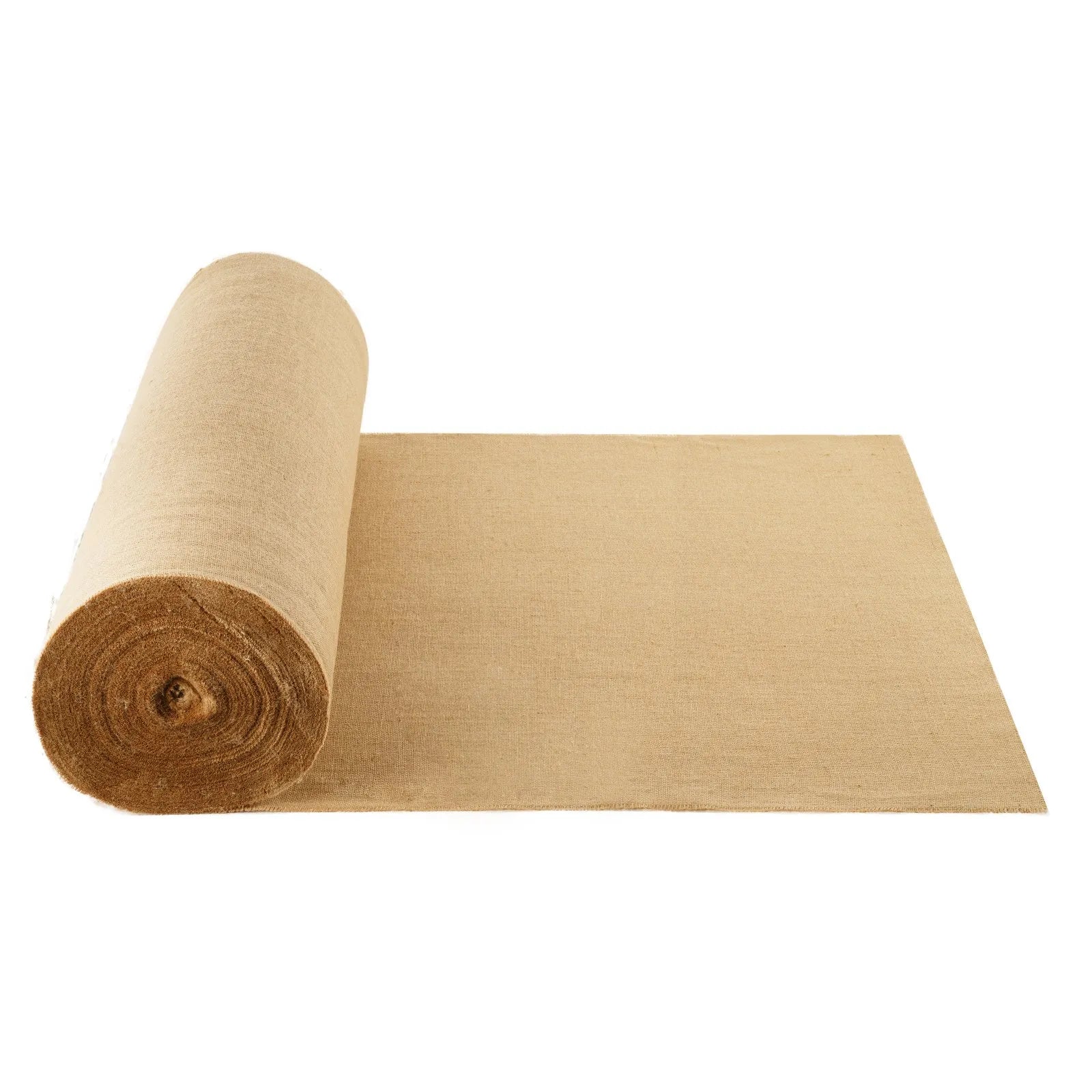 VEVOR džutas auduma rullis 102 cm x 91,4 m un 50 x 50 augsta blīvuma dabīgs plats džutas audums, džutas auduma rullis koku aptīšanai, dekorēšanai, rokdarbiem, kāzām, dārzkopībai un augu un koku aizsardzībai ziemā