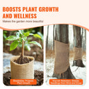 VEVOR džutas auduma rullis 102 cm x 91,4 m un 50 x 50 augsta blīvuma dabīgs plats džutas audums, džutas auduma rullis koku aptīšanai, dekorēšanai, rokdarbiem, kāzām, dārzkopībai un augu un koku aizsardzībai ziemā