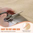 VEVOR džutas auduma rullis, 1016 mm x 45,7 m un 50 x 50 augsta blīvuma plats dabīgās džutas auduma rullis, džutas audums koku aptīšanai, dekorēšanai, rokdarbiem, kāzām, dārzkopībai, augu un koku ziemas aizsardzībai