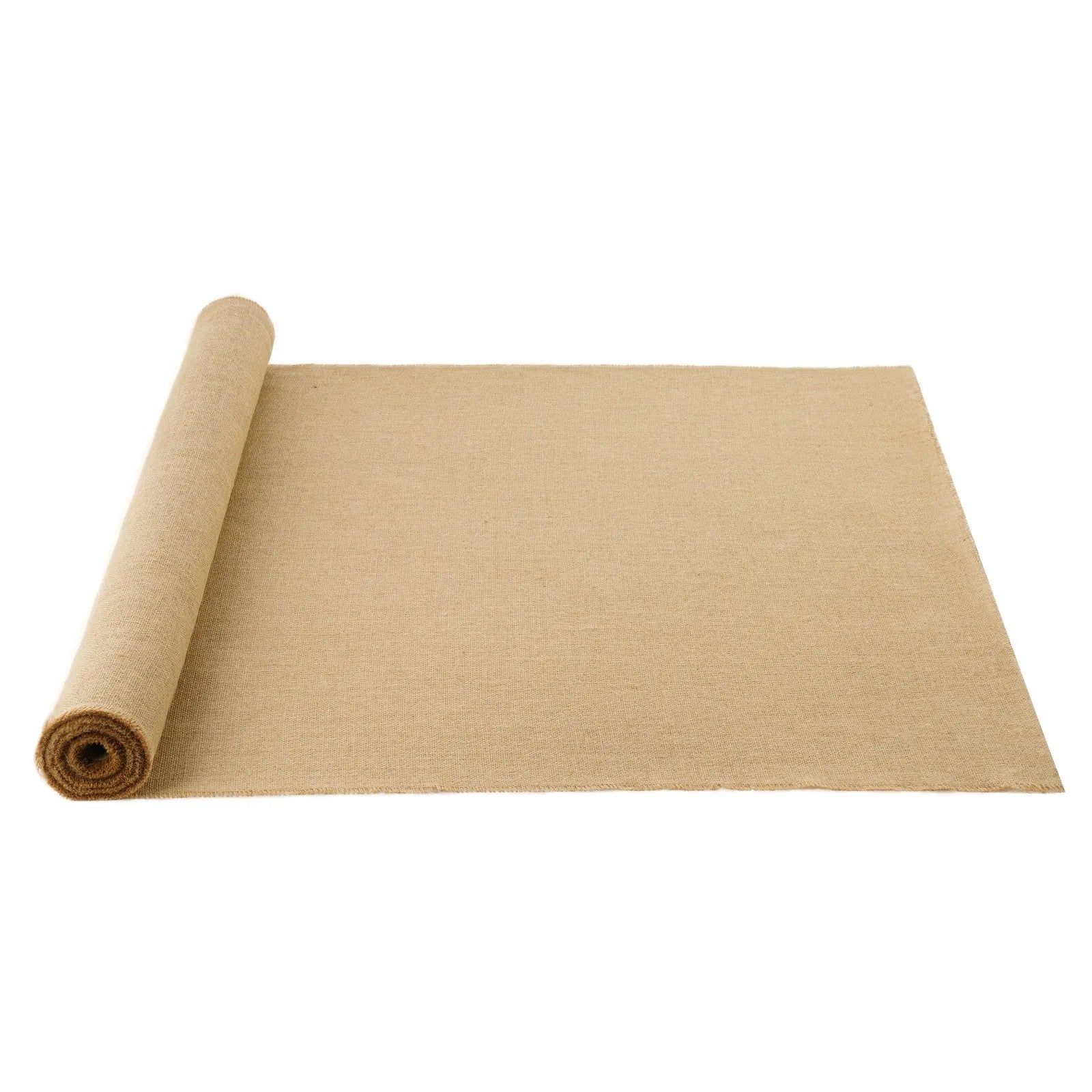 VEVOR džutas auduma rullis, 1016 mm x 9,14 m un 50 x 50 augsta blīvuma plats dabīgās džutas auduma rullis, džutas audums koku aptīšanai, dekorēšanai, rokdarbiem, kāzām, dārzkopībai, augu un koku ziemas aizsardzībai