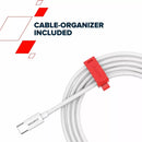 CANYON 60W  USB Type-C uz USB Type-C kabelis, Saderīgs ar Apple ierīcēm, USB 2.0, 1.2 m, balts