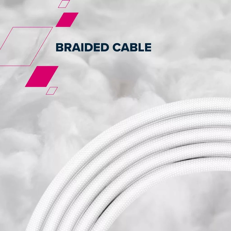 CANYON 60W  USB Type-C uz USB Type-C kabelis, Saderīgs ar Apple ierīcēm, USB 2.0, 1.2 m, balts