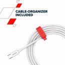 CANYON 60W  USB Type-C uz USB Type-C kabelis, Saderīgs ar Apple ierīcēm, silikona, USB 2.0, 2 m, balts