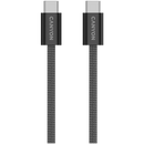 CANYON 60W 3A USB 2.0 C–C magnētiskais kabelis, Datu pārraide: līdz 480 Mb/s, 1 m, melns