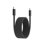 Магнитный кабель CANYON 60W 3A USB 2.0 C-C, передача данных: до 480 Мбит/с, 1 м, черный