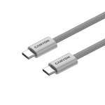 CANYON 60W 3A USB 2.0 C–C magnētiskais kabelis, Datu pārraide: līdz 480 Mb/s, 1 m, pelēks