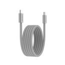 CANYON 60W 3A USB 2.0 C–C magnētiskais kabelis, Datu pārraide: līdz 480 Mb/s, 1 m, pelēks