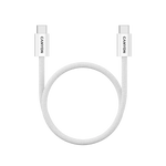CANYON 60W 3A USB 2.0 C–C magnētiskais kabelis, Datu pārraide: līdz 480 Mb/s, 1 m, balts