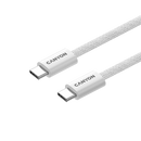 CANYON 60W 3A USB 2.0 C–C magnētiskais kabelis, Datu pārraide: līdz 480 Mb/s, 1 m, balts