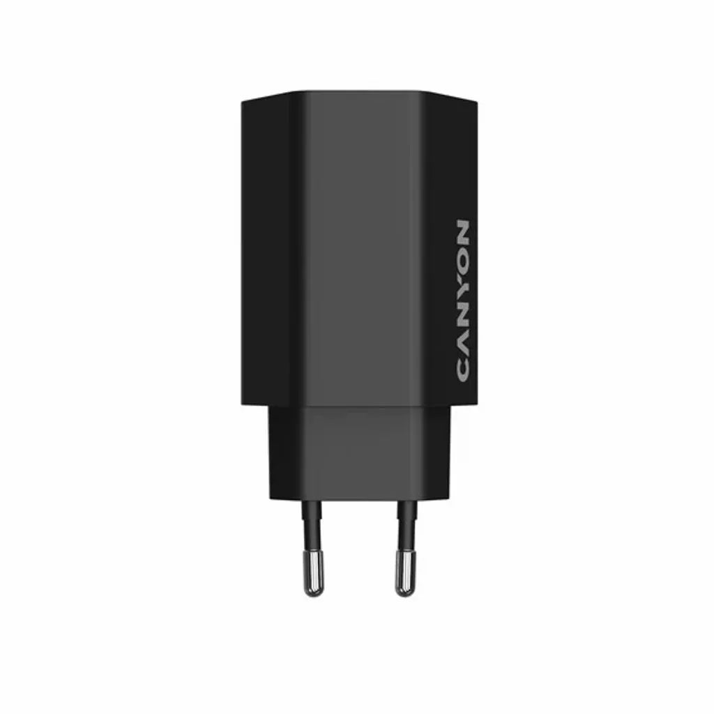 CANYON lādētājs HEXAGON 65 GaN 65 W 2×PD 1×QC EU melns