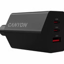 CANYON lādētājs HEXAGON 65 GaN 65 W 2×PD 1×QC EU melns