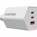 CANYON lādētājs HEXAGON 65 GaN 65 W 2×PD 1×QC EU balts