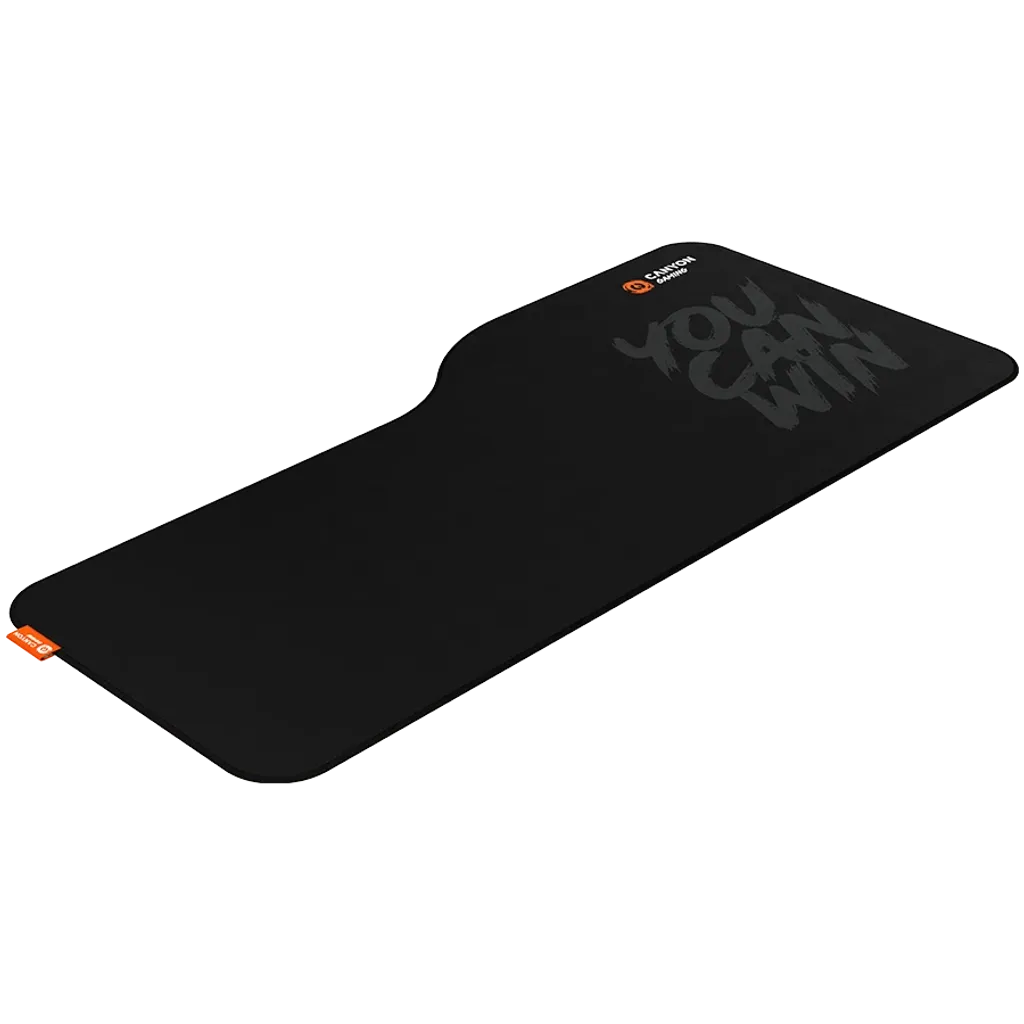 CANYON MP-10 spēļu peles un tastatūras paliktnis 930×430×3 mm, melns