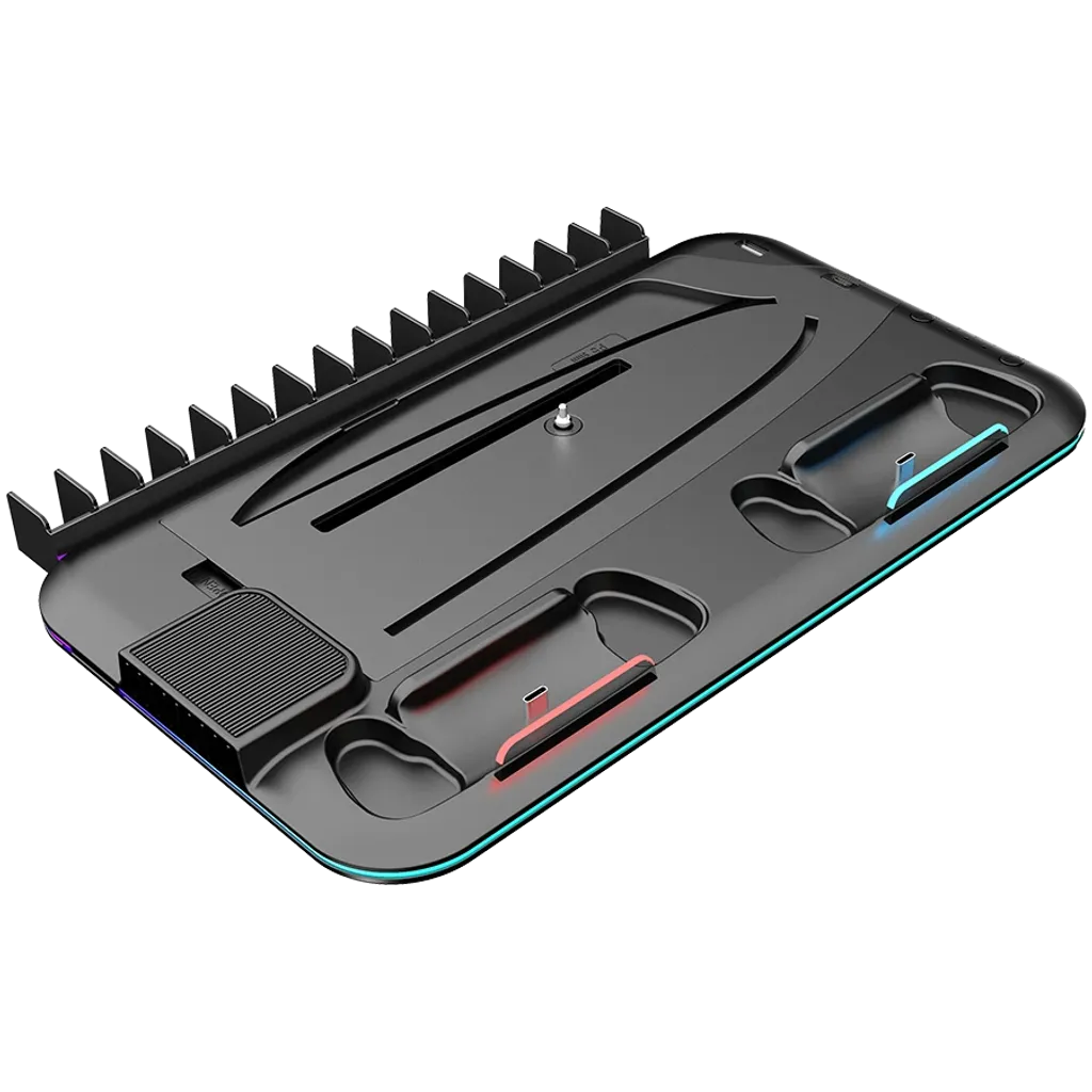 CANYON CS-51 PS5/PS5 Slim/PS5 Pro dzesēšanas statīvs, RGB, melns