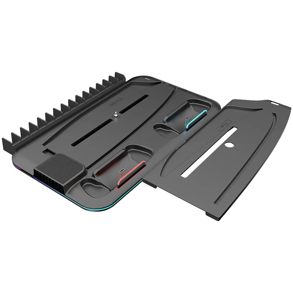 CANYON CS-51 PS5/PS5 Slim/PS5 Pro dzesēšanas statīvs, RGB, melns