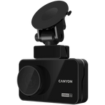 CANYON DVR10GPS auto videoreģistrators Full HD 1080p 60fps, GPS, Wi-Fi, 3" IPS, melns