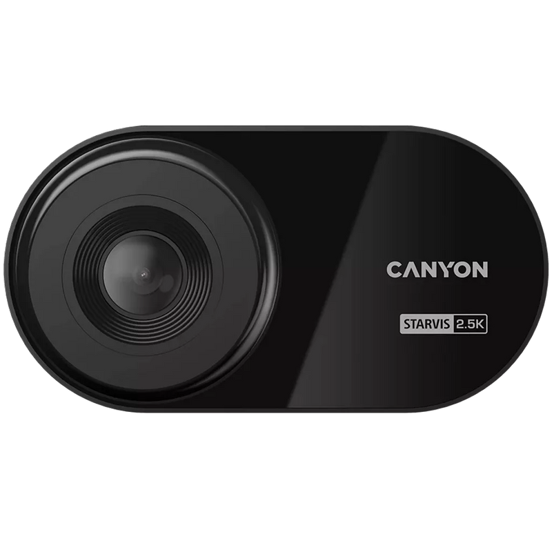 CANYON auto videoreģistrators DVR25 WQHD 2.5K 1440p Wi-Fi Melns