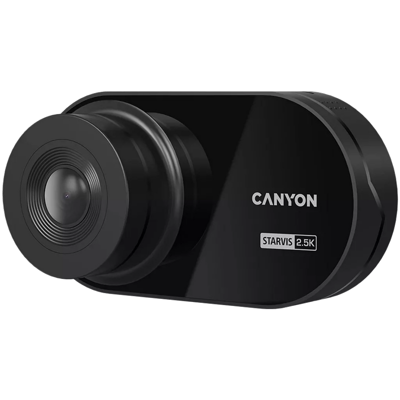 CANYON auto videoreģistrators DVR25 WQHD 2.5K 1440p Wi-Fi Melns