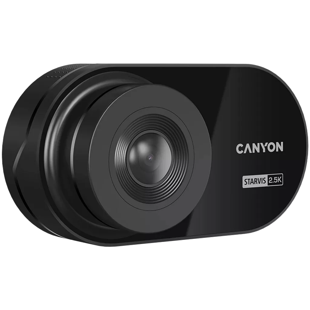 CANYON auto videoreģistrators DVR25 WQHD 2.5K 1440p Wi-Fi Melns