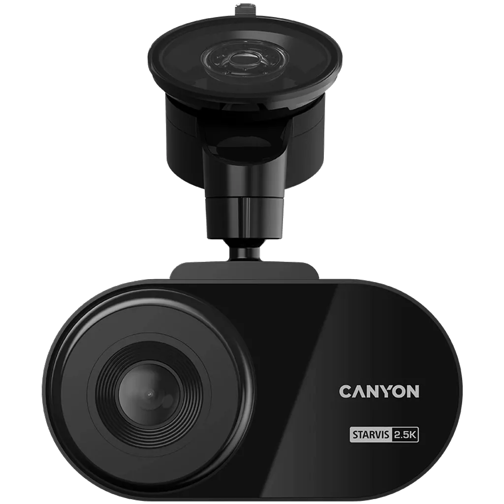 CANYON auto videoreģistrators DVR25 WQHD 2.5K 1440p Wi-Fi Melns