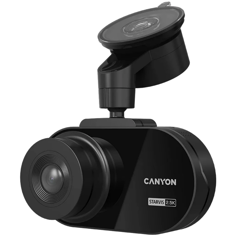 CANYON auto videoreģistrators DVR25 WQHD 2.5K 1440p Wi-Fi Melns