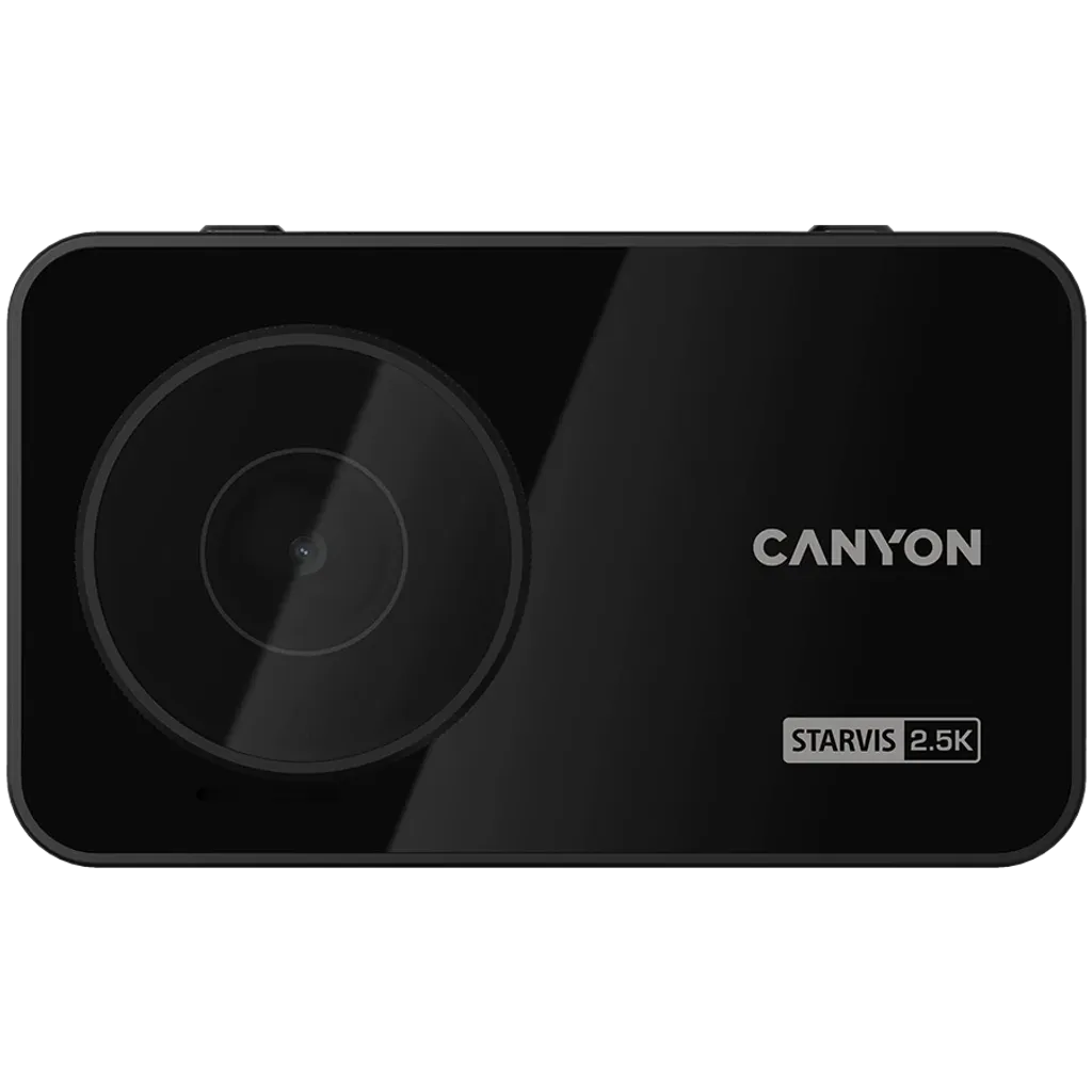 CANYON DVR25GPS auto videoreģistrators 2.5K 60fps, GPS, Wi-Fi, 3" IPS, melns