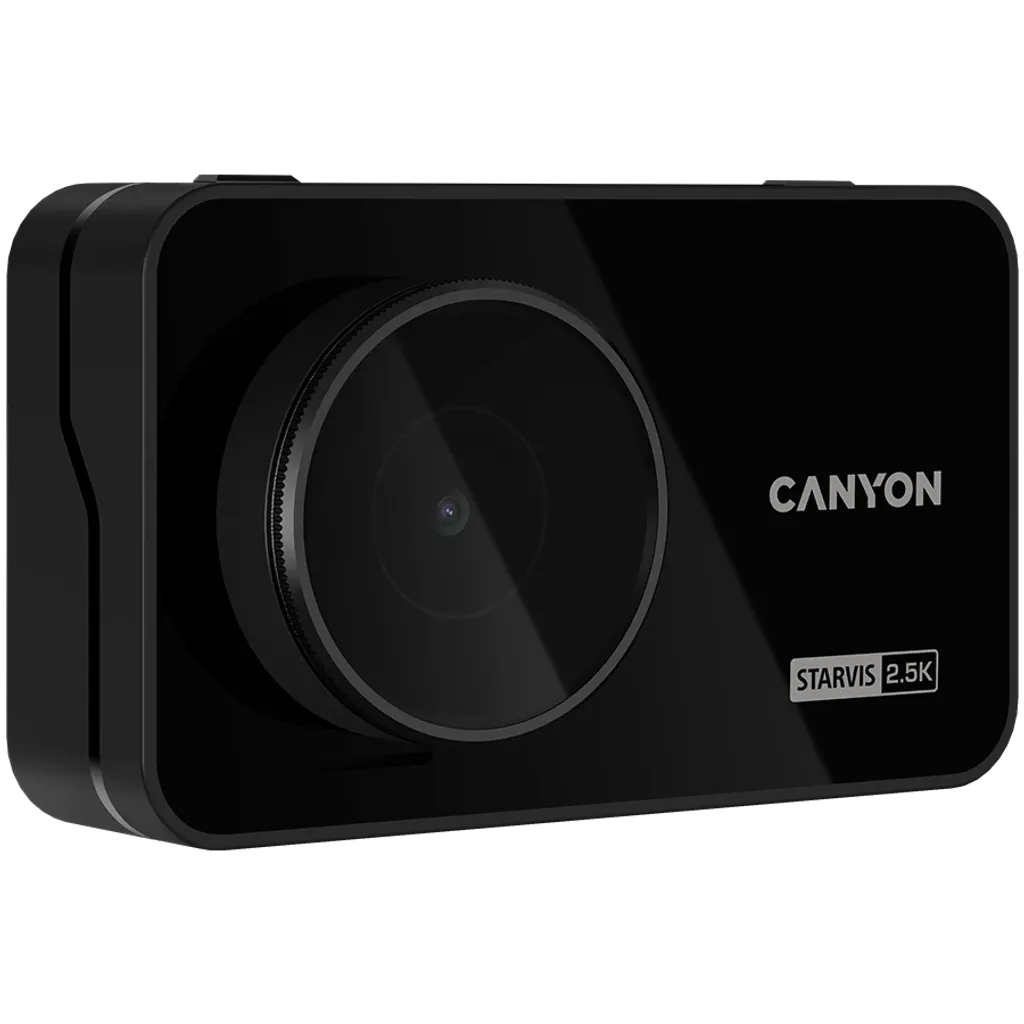 CANYON DVR25GPS auto videoreģistrators 2.5K 60fps, GPS, Wi-Fi, 3" IPS, melns