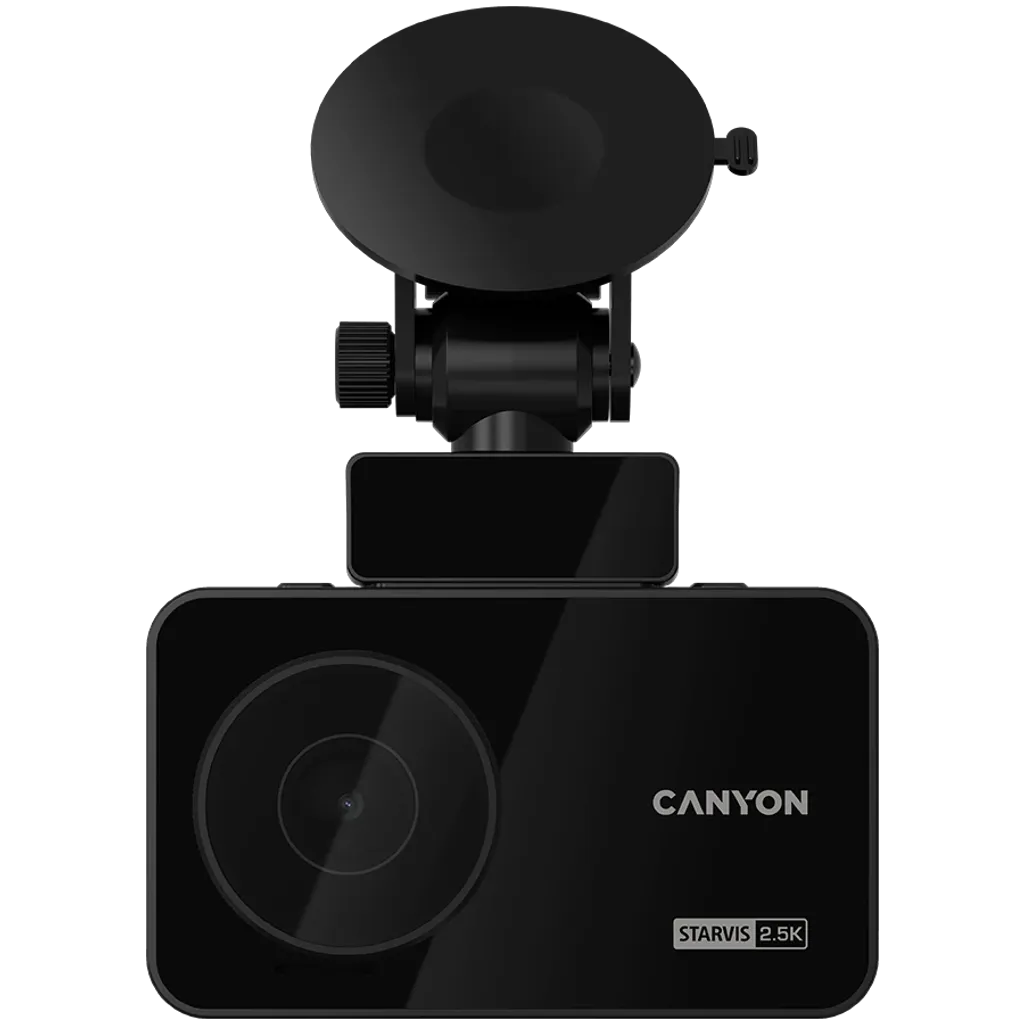 CANYON DVR25GPS auto videoreģistrators 2.5K 60fps, GPS, Wi-Fi, 3" IPS, melns