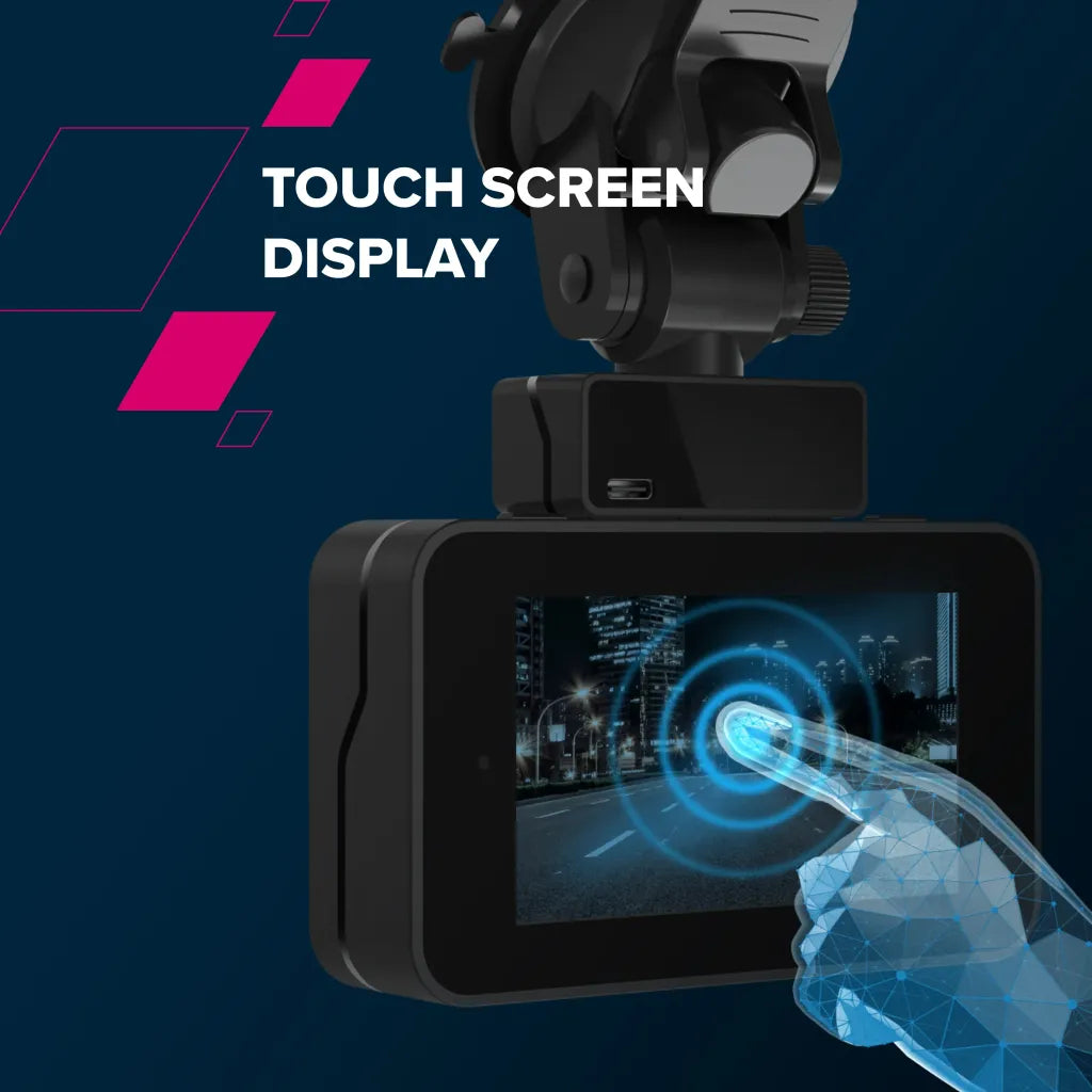 CANYON DVR40GPS auto videoreģistrators 4K, GPS, Wi-Fi, 3" IPS, melns