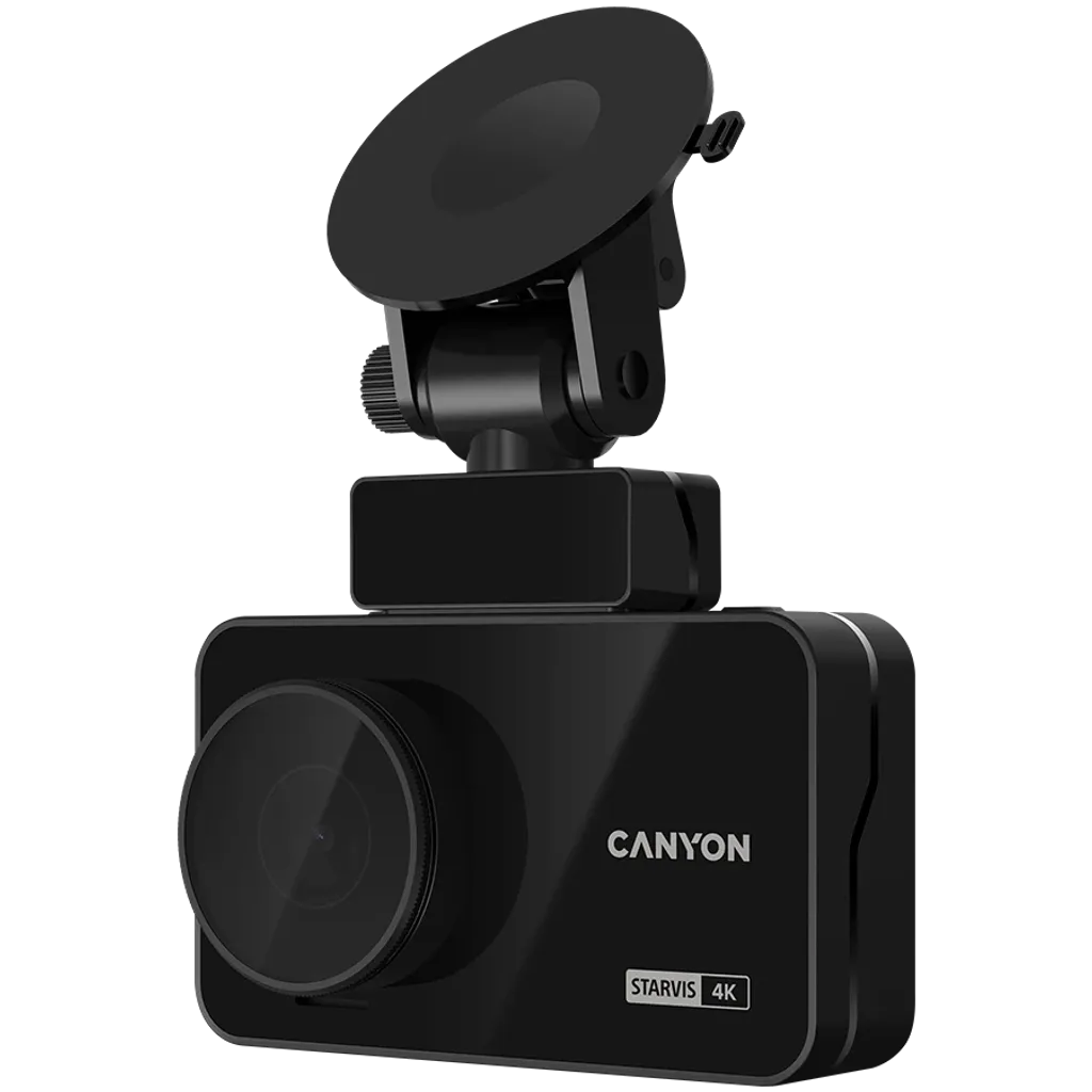 CANYON DVR40GPS auto videoreģistrators 4K, GPS, Wi-Fi, 3" IPS, melns
