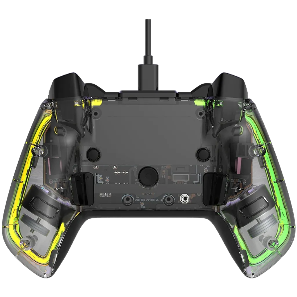 CANYON Brighter GPW-02 bezvadu spēļu kontrolieris, Bluetooth 5.0, RGB, melns